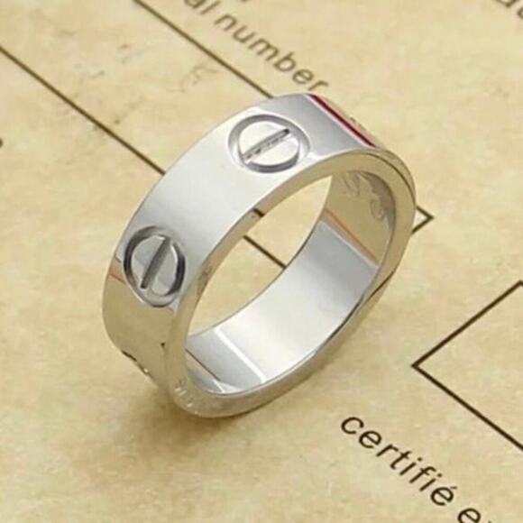 Stampd Jewelry - Love Screwdriver Platinum Ring Nail No Stones